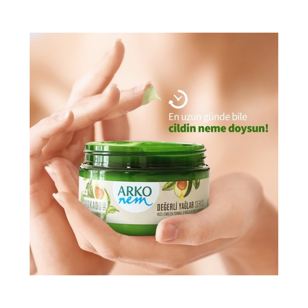 ARKO Nem Krem Değerli Yağlar 250 ml Avokado 2'Li paket
