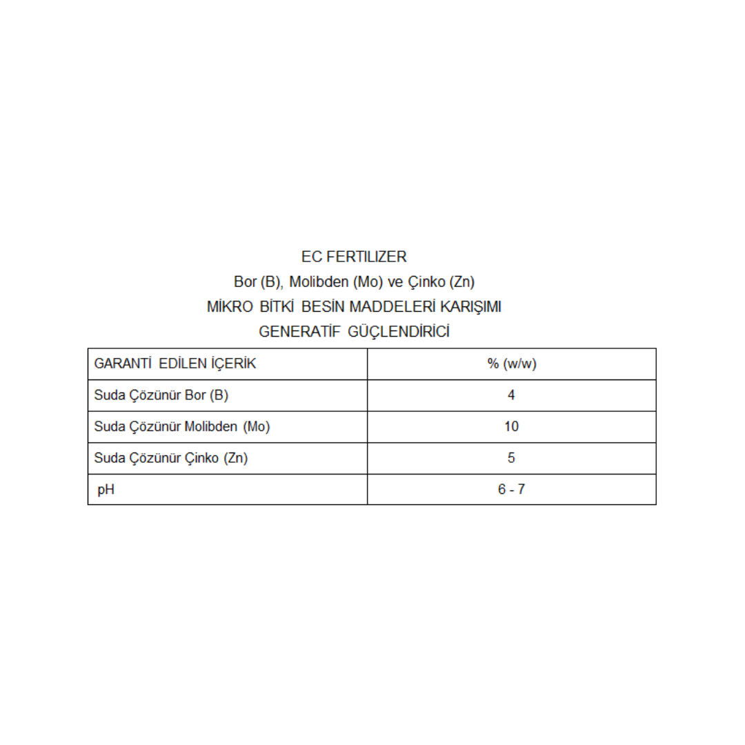 ARELCHEM ACTIPLUS (MİKRO BİTKİ BESİN MADDELERİ KARIŞIMI) 250 GR'LIK AMBALAJDA