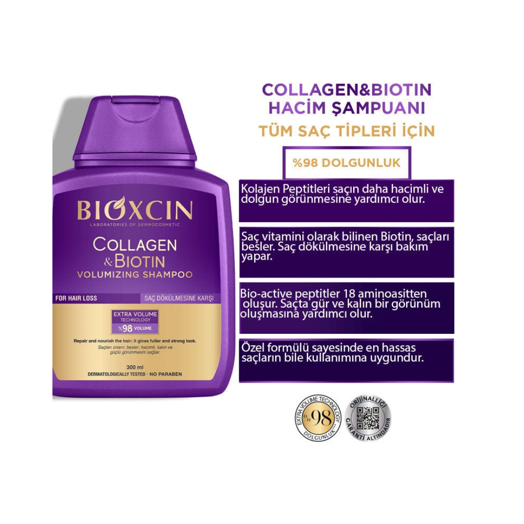 Bioxcin Şampuan 3 Al 2 Öde Colegen-Biotin 300ml