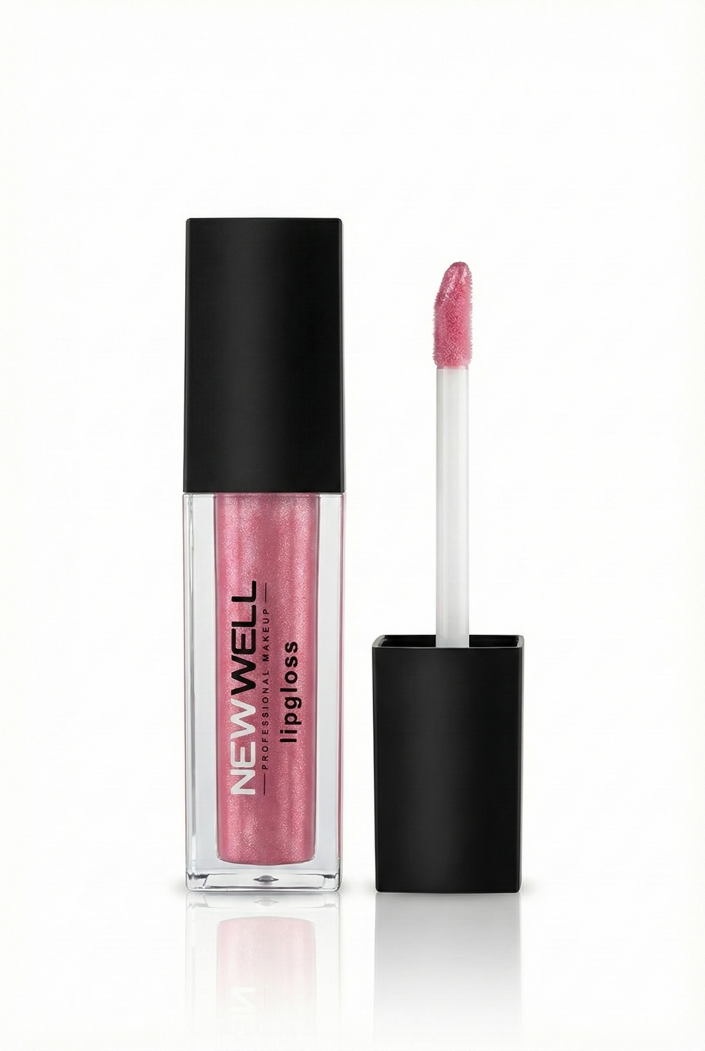 New Well Professional Işıltılı Lip Gloss - Metalik Pembe Yansımalı - 2'li Avantaj Paketi