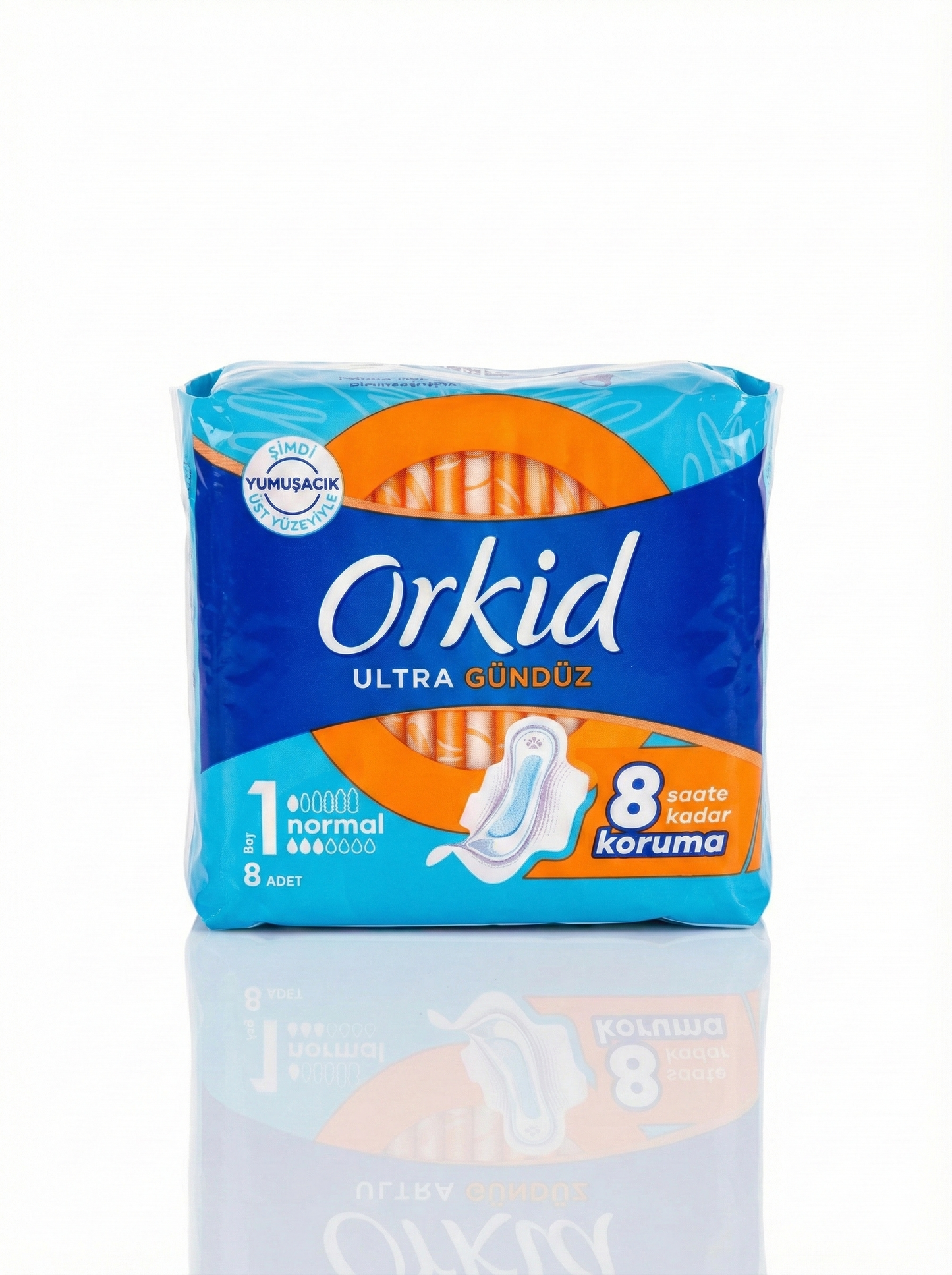 Orkid Ultra Gündüz Normal Hijyenik Ped 8'li x 4 Paket (Toplam 32 Adet) - Ekonomik Set