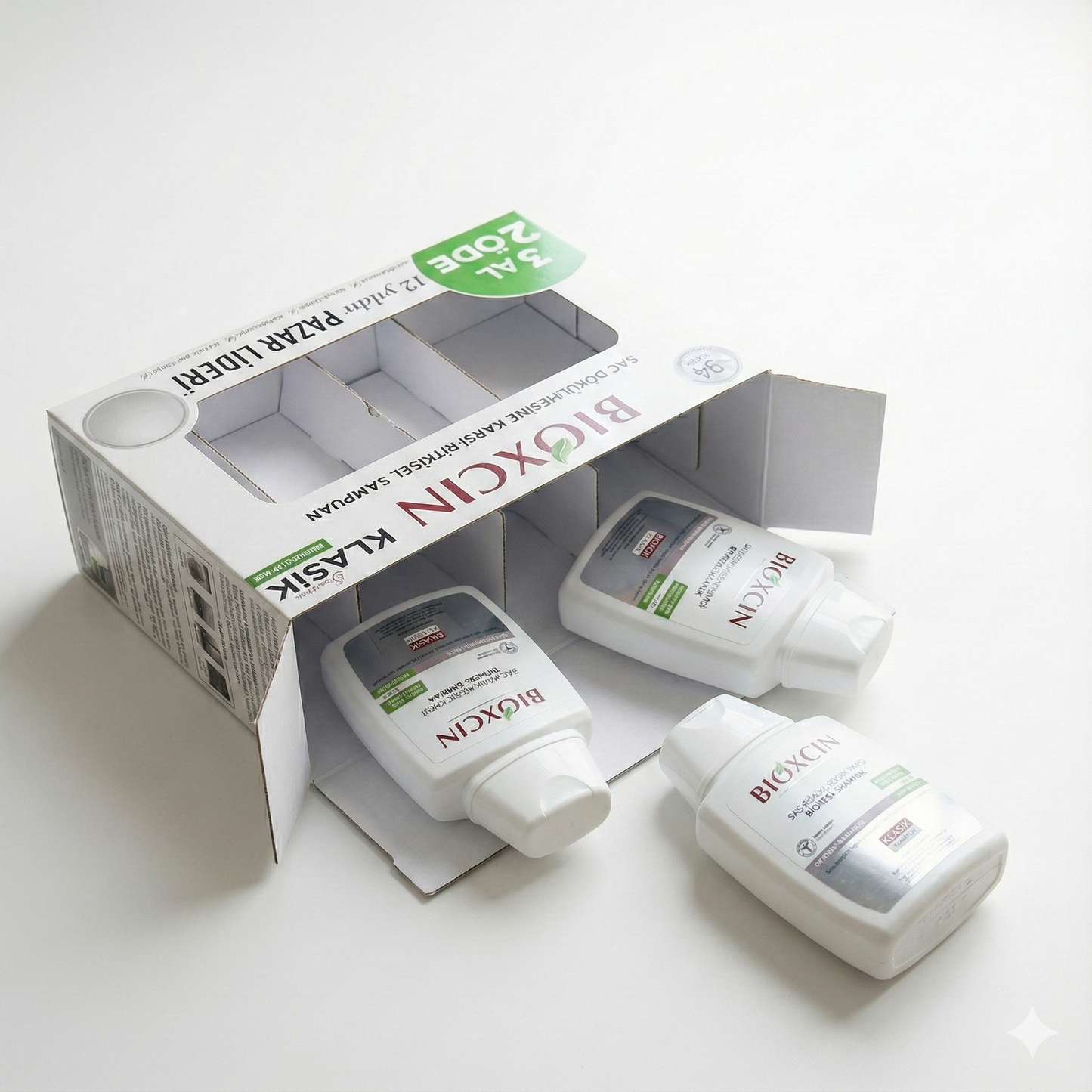 Bioxcin Klasik Bitkisel Şampuan - Normal/Kuru Saçlar İçin (3 AL 2 ÖDE Avantajlı Paket)