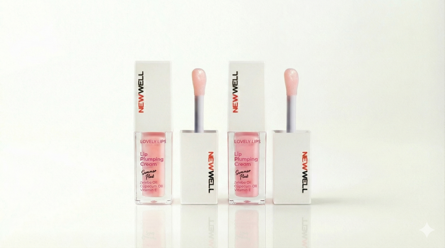 New Well Lovely Lips Dudak Dolgunlaştırıcı Krem - Anında Dolgunluk ve Parlaklık - 2'li Avantaj Paketi (2 x 5 ml)