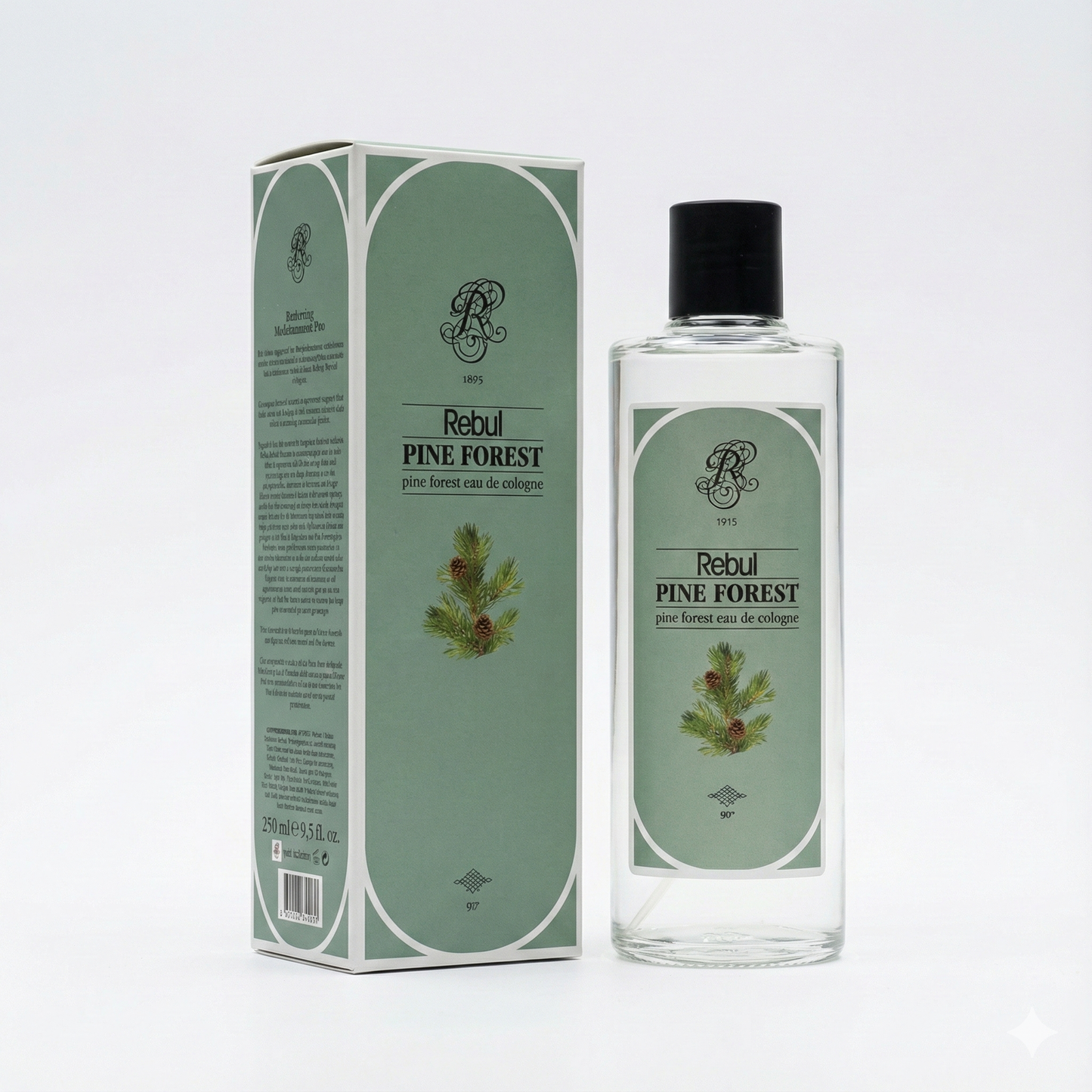 Rebul Pine Forest Kolonya - Çam Ormanı Ferahlığı 2'li Avantaj Paketi (2 x 250ml)