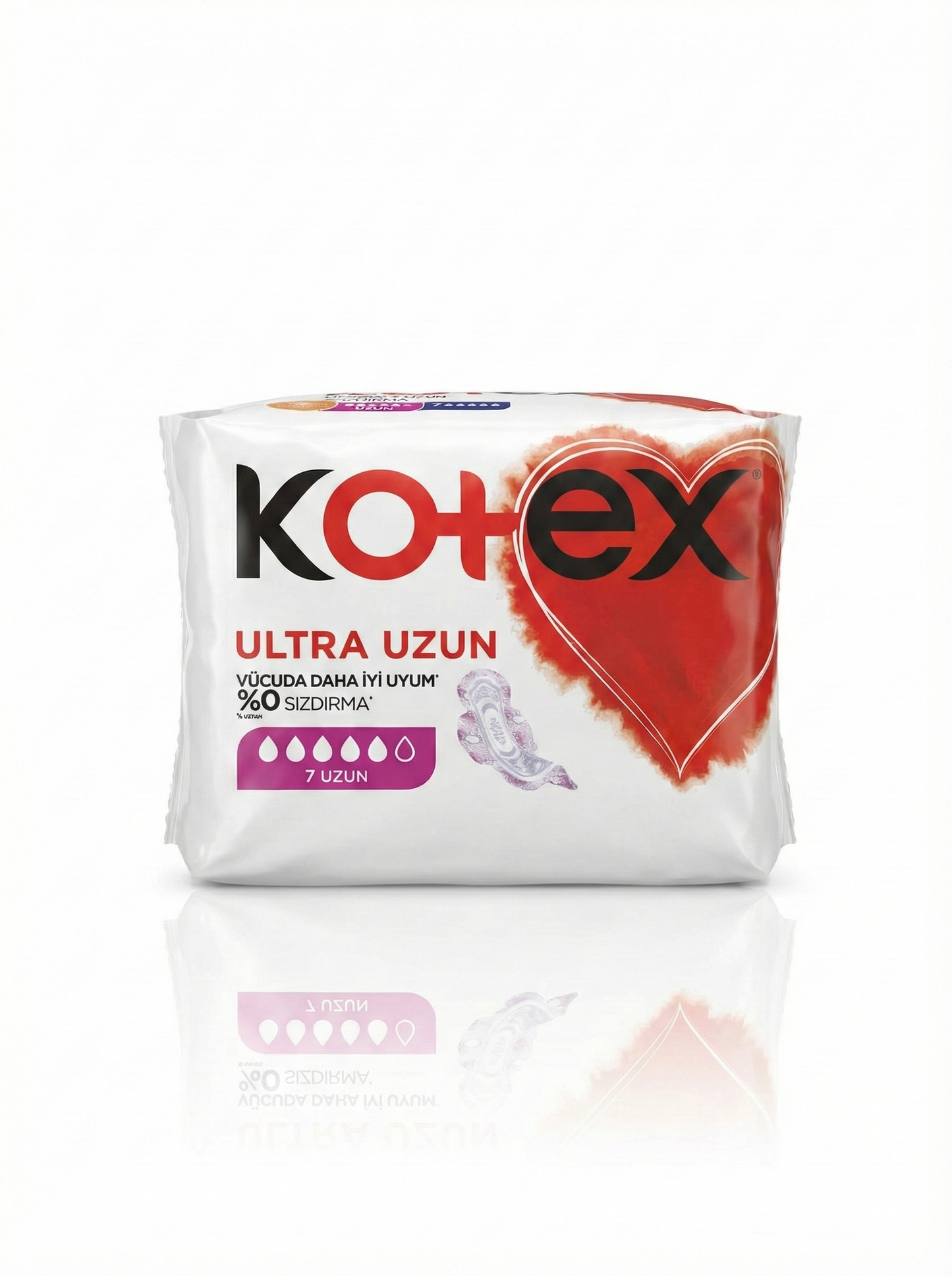 Kotex Ultra Uzun Hijyenik Ped 7'li Paket x 6 Adet (Toplam 42 Ped) - Avantajlı Set