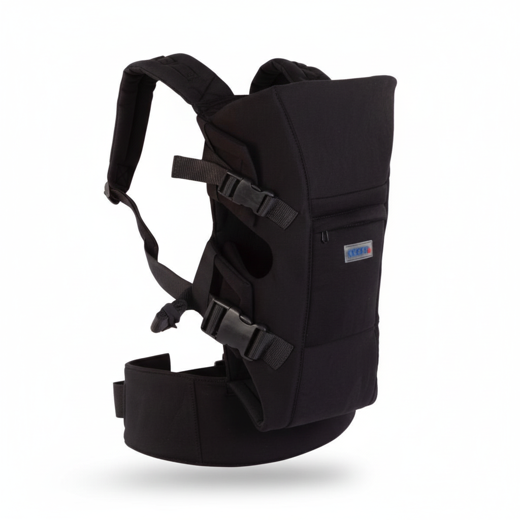 Kraft Nest Ergonomik Kanguru - Siyah (M Oturma Pozisyonu & Bel Destekli)