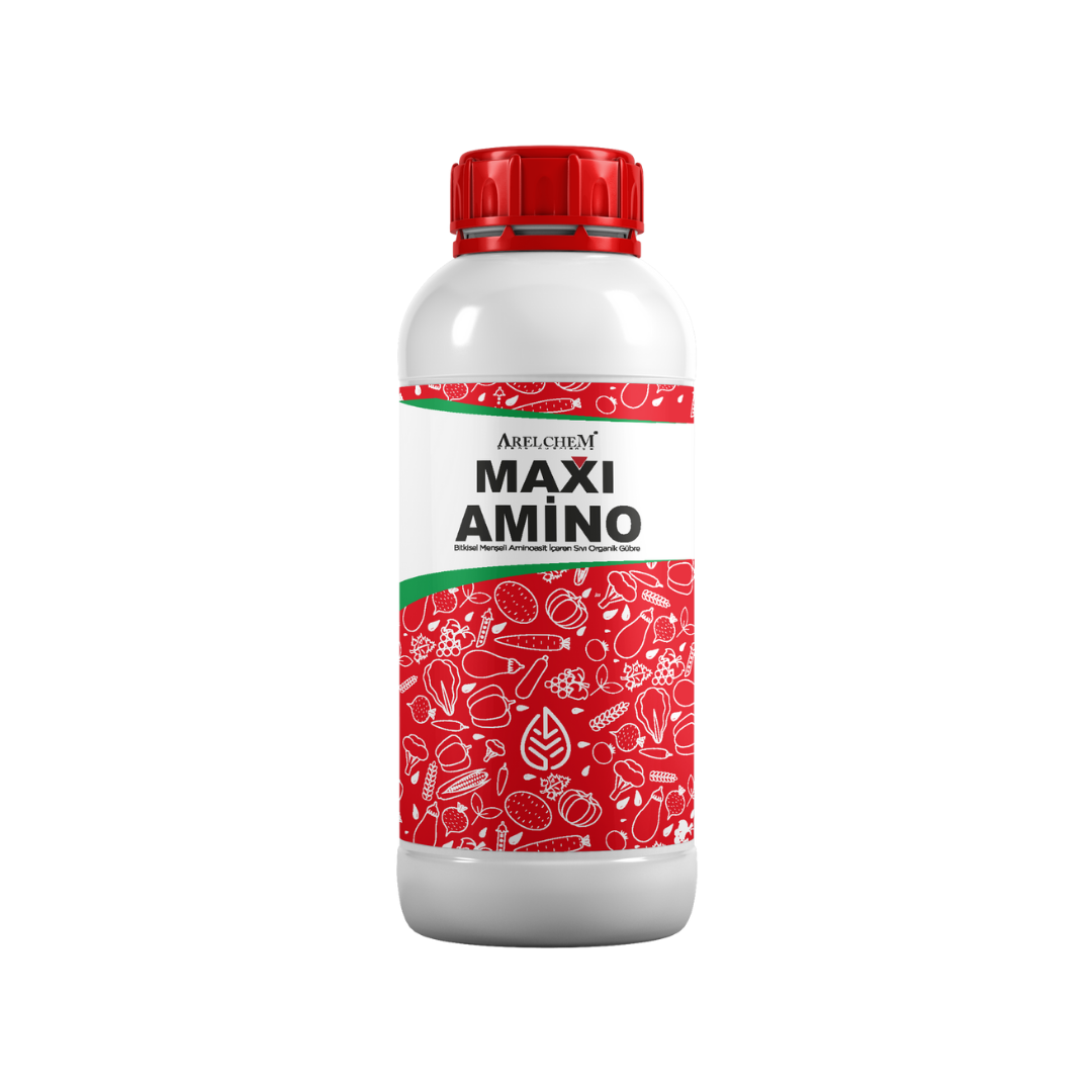 ARELCHEM MAXI AMINO (BİTKİSEL MENŞELİ AMİNNOASİT İÇEREN SIVI ORGANİK GÜBRE) 1 LT'LİK AMBALAJDA