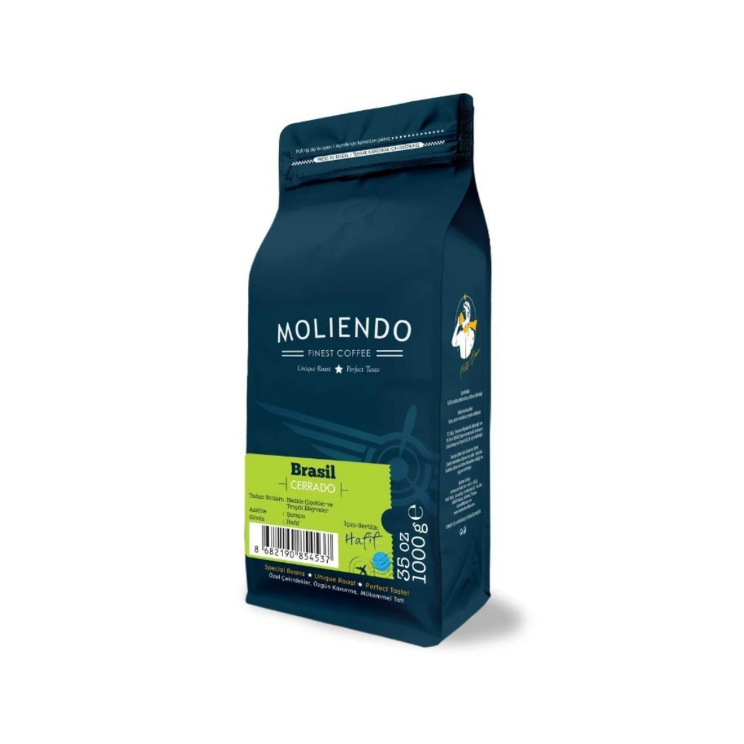 Moliendo Brasil Cerrado Yöresel Kahve 250 gr. (Öğütülmüş Filtre Kahve)