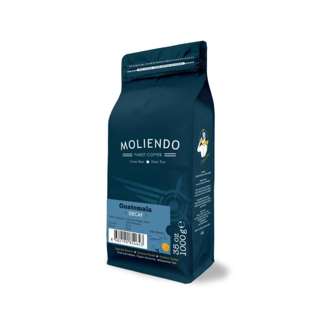 Moliendo Guatemala Decaf (Kafeinsiz) Yöresel Kahve 250 gr. (Öğütülmüş Filtre Kahve)