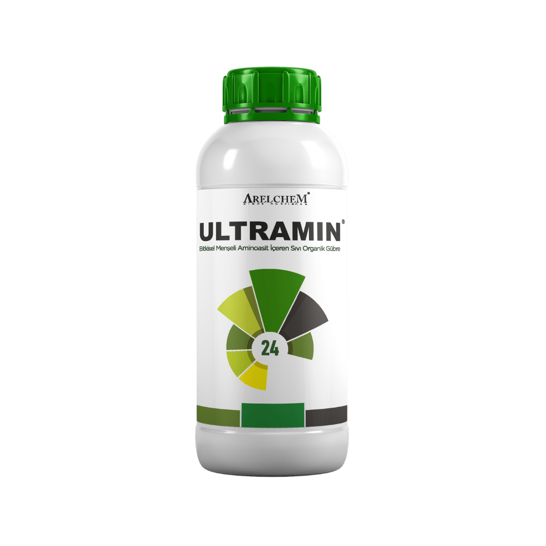 ARELCHEM ULTRAMIN (BİTKİSEL MENŞELİ AMİNOASİT İÇEREN SIVI ORGANİK GÜBRE) 1 LT'LİK AMBALAJ