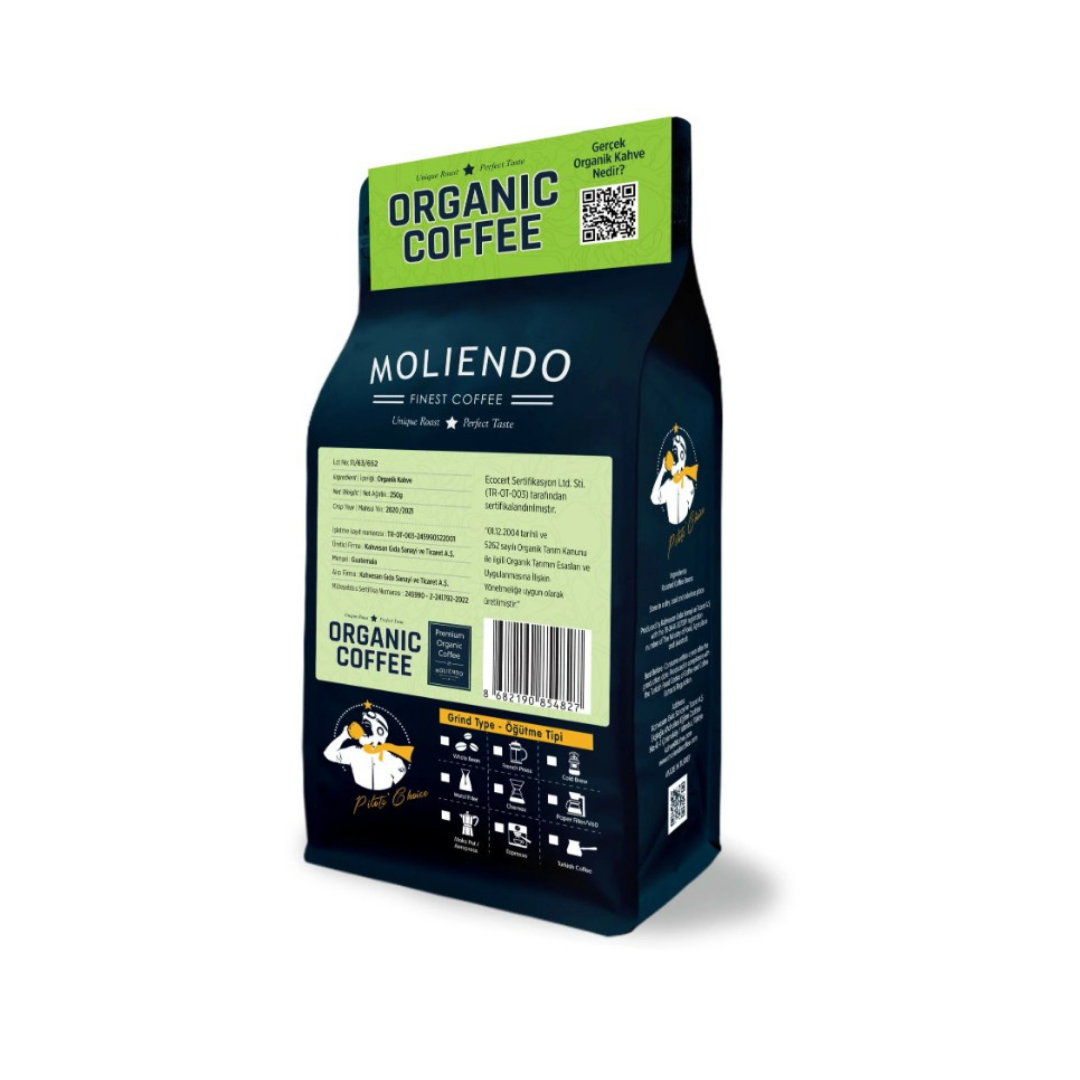 Moliendo Organic Guatemala SHB Yöresel Kahve 250 g (Çekirdek Kahve)