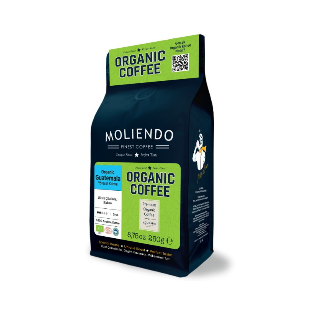 Moliendo Organic Guatemala SHB Yöresel Kahve 250 g (Çekirdek Kahve)