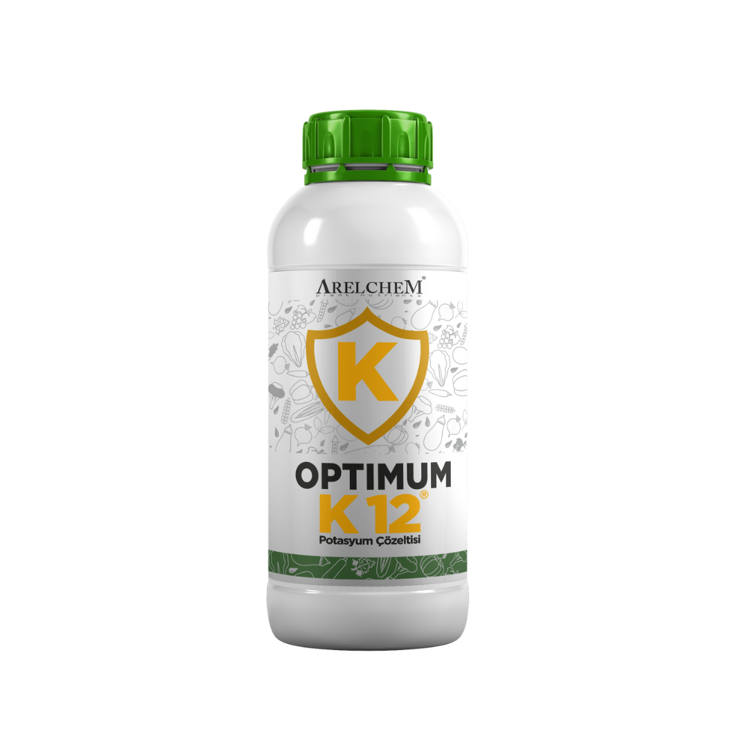 ARELCHEM OPTIMUM K12 (POTASYUM ÇÖZELTİSİ BİTKİ ÖZ SAVUNMA ARTIRICI) 1 LT'LİK AMBALAJDA
