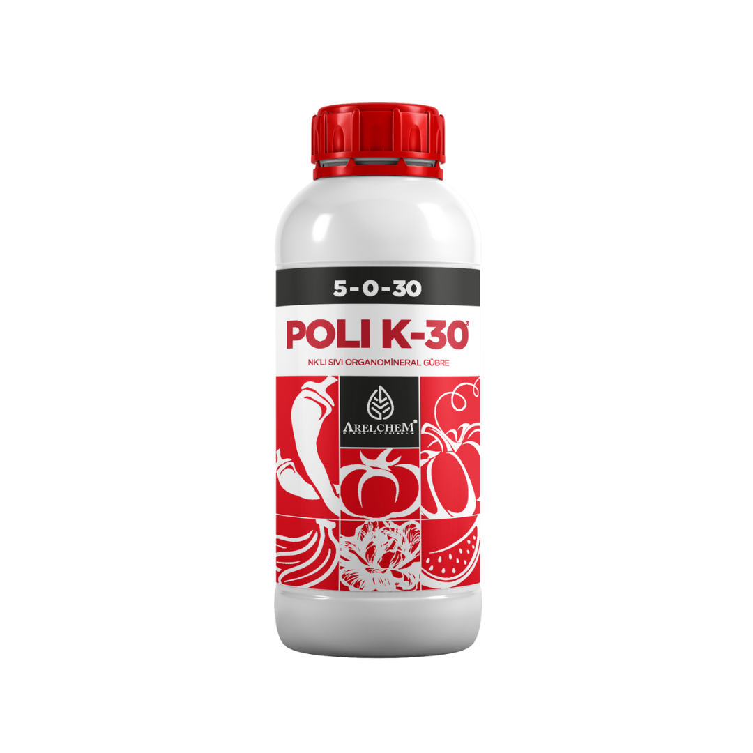 ARELCHEM POLI K-30 (NK SIVI ORGANOMİNERAL GÜBRE) 1 LT'LİK AMBALAJ