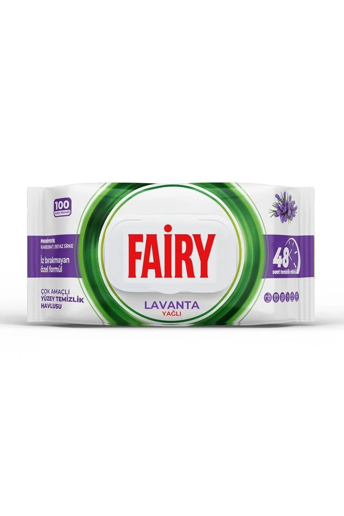 Fairy Lavanta Yağlı Çok Amaçlı Yüzey Temizlik Havlusu - 4'lü Dev Eko Paket (4 x 100 Adet)