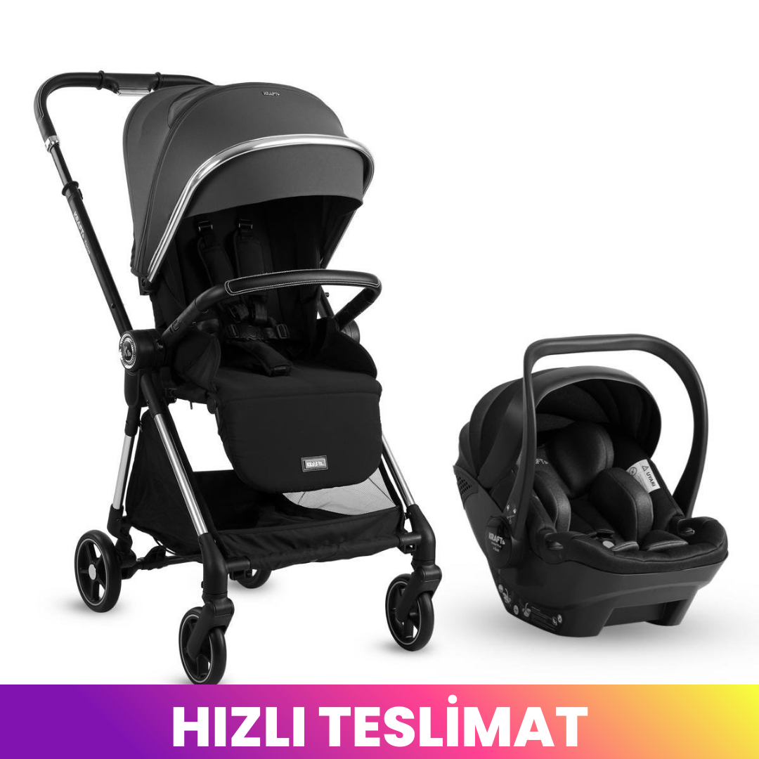 Kraft Focus Travel Sistem Bebek Arabası Gri