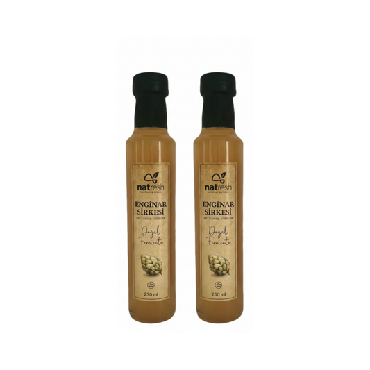 Natresh Enginar Sirkesi 2’li Set 250 ml x 2 (Doğal Fermente)