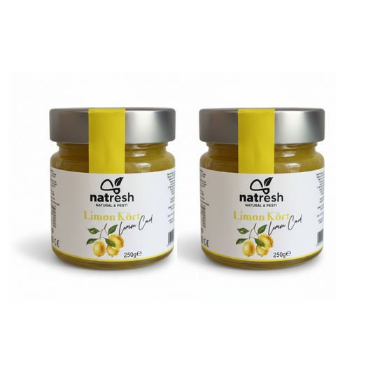 Natresh Limon Curd 250 g x 2 (İngiliz Usulü Limon Reçeli – 2’li Set)