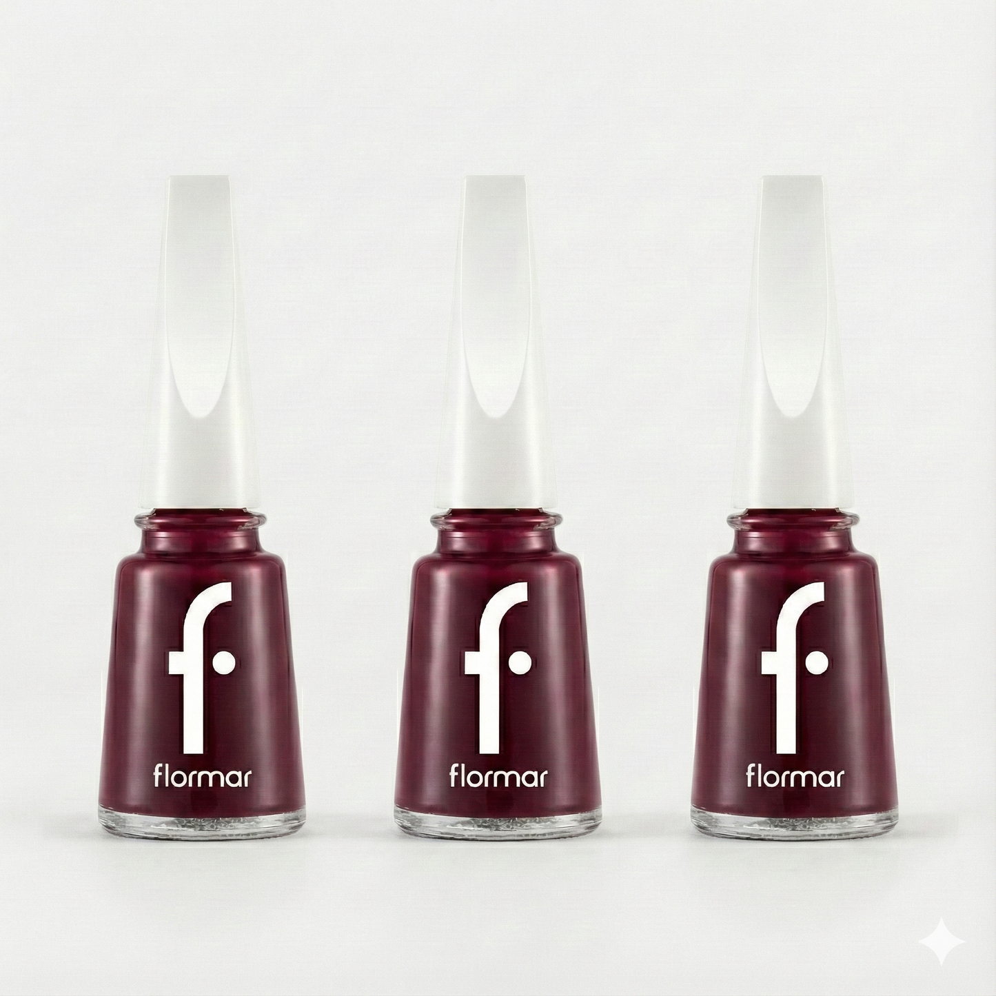 Flormar Klasik Oje 3'lü Avantaj Paketi - Derin Bordo (Şarap Kızılı)