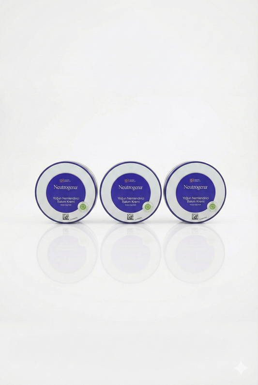 Neutrogena Norveç Formülü Yoğun Nemlendirici Bakım Kremi - Kuru Ciltler İçin - 3'lü Avantaj Paketi
