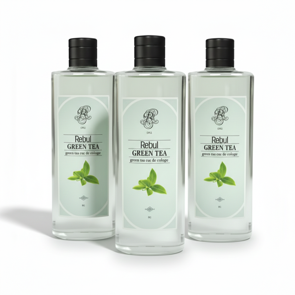 Rebul Green Tea Kolonya Seti 3’lü – Ferahlatıcı Yeşil Çay Esintisi