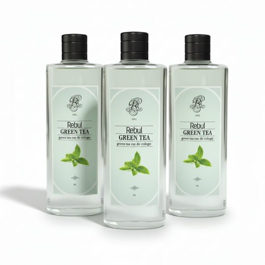 Rebul Green Tea Kolonya Seti 3’lü – Ferahlatıcı Yeşil Çay Esintisi