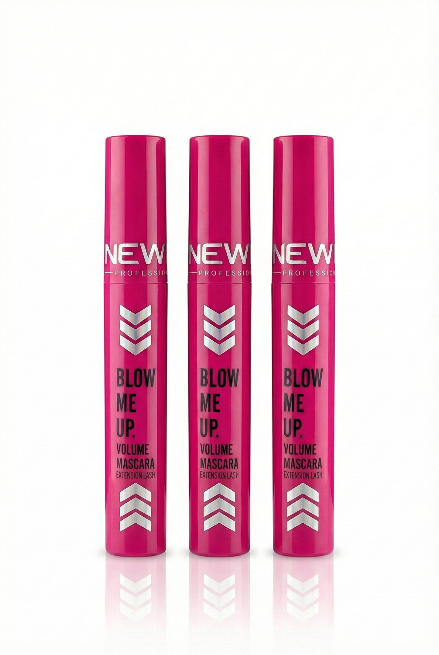 New Well Blow Me Up Volume Mascara - Patlayıcı Hacim ve Uzatma Etkili Maskara - 3'lü Avantaj Paketi