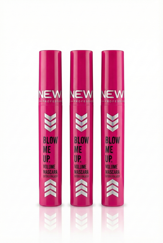 New Well Blow Me Up Volume Mascara - Patlayıcı Hacim ve Uzatma Etkili Maskara - 3'lü Avantaj Paketi