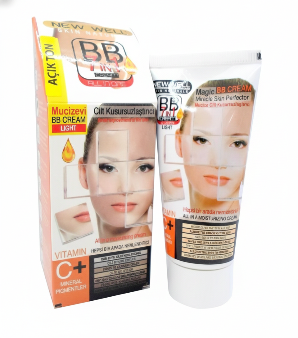New Well Miracle Skin Perfector BB Cream 3'lü Avantaj Paketi (Açık Ton) - All In One Nemlendirici