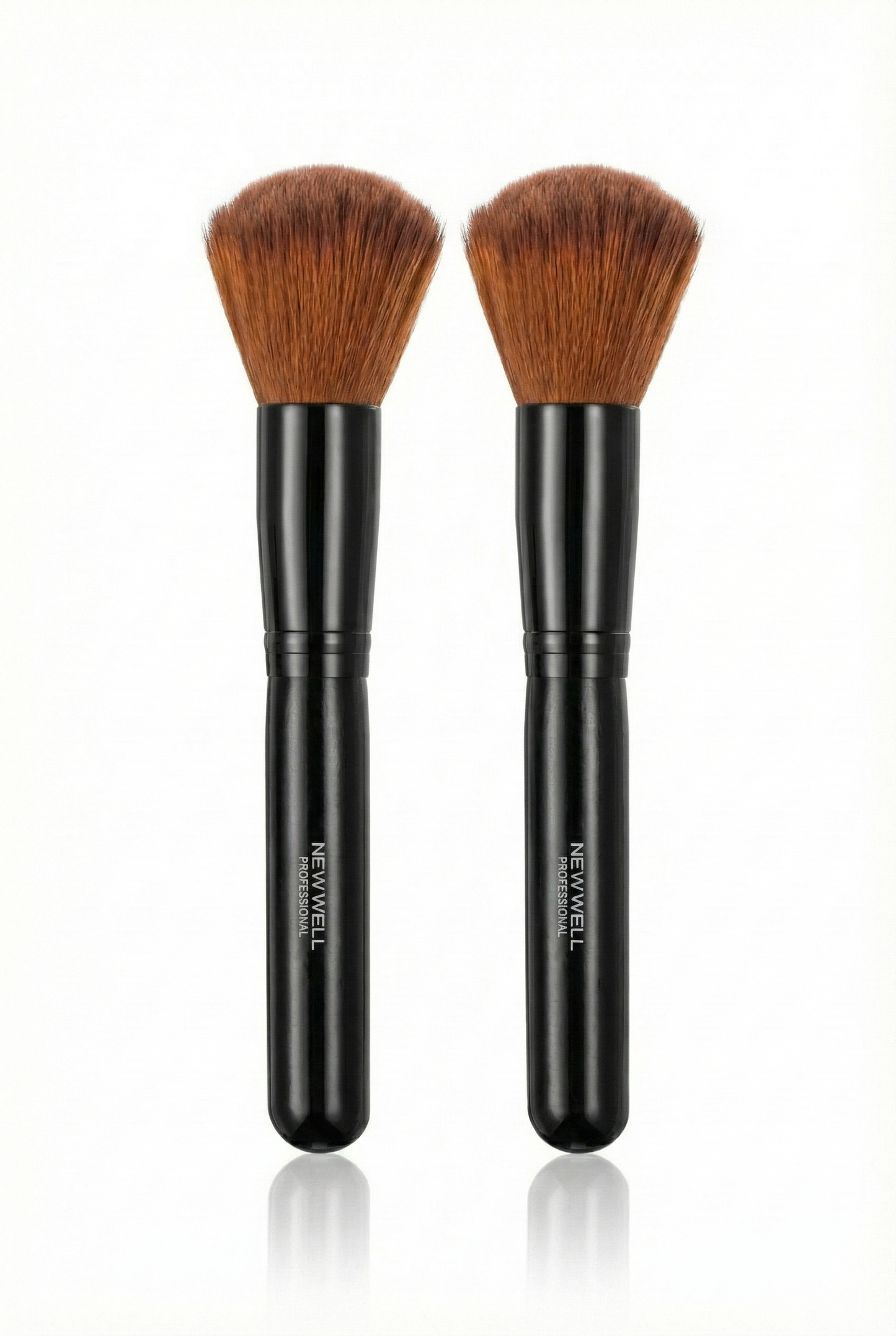 New Well Professional Geniş Pudra ve Allık Fırçası - İkili Avantaj Seti (2 Adet)