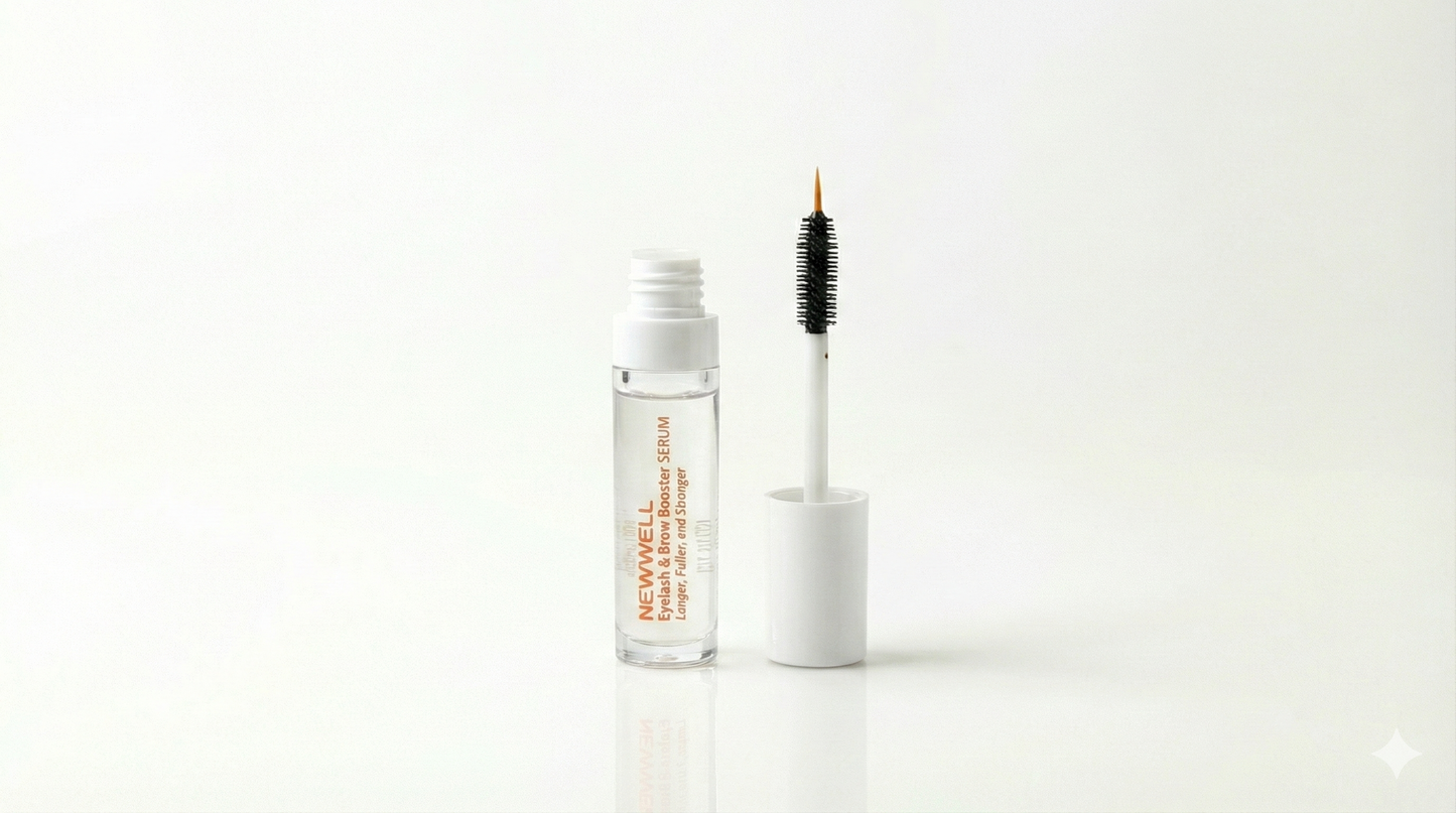 New Well Eyelash & Brow Booster Serum - Kirpik ve Kaş Uzatıcı Besleyici Serum 2'li Avantaj Paketi (2 x 4,5g)