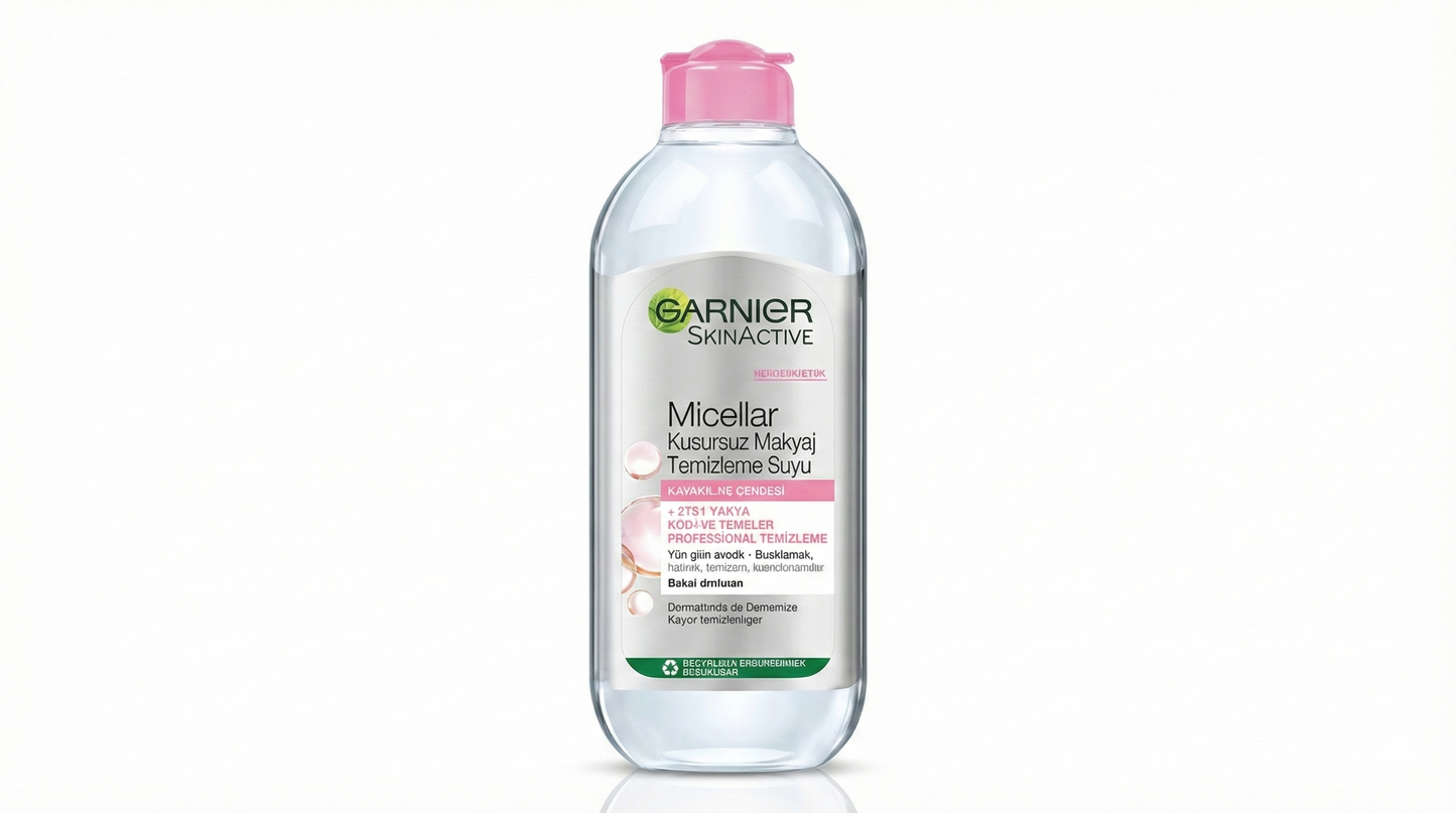 Garnier Micellar Kusursuz Makyaj Temizleme Suyu - Hassas Ciltler İçin - 3'lü Avantaj Paketi