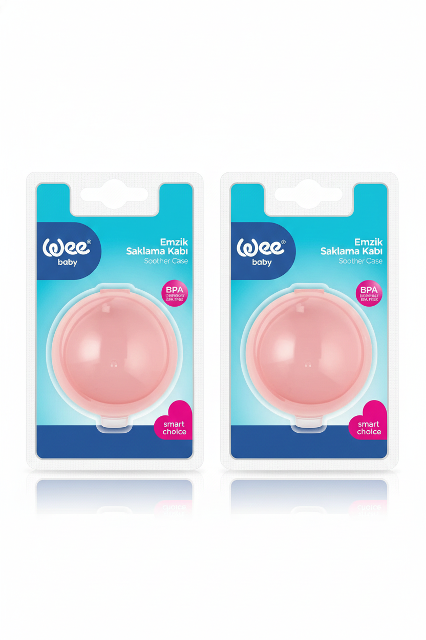 Wee Baby Emzik Saklama Kabı 2'li Avantaj Paketi - BPA İçermez (Hijyenik ve Pratik)
