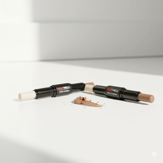 NEW WELL STICK CONTOUR & HIGHLIGHT KALEMİ NO:2 - ORTA TON (2'li Avantaj Paketi)