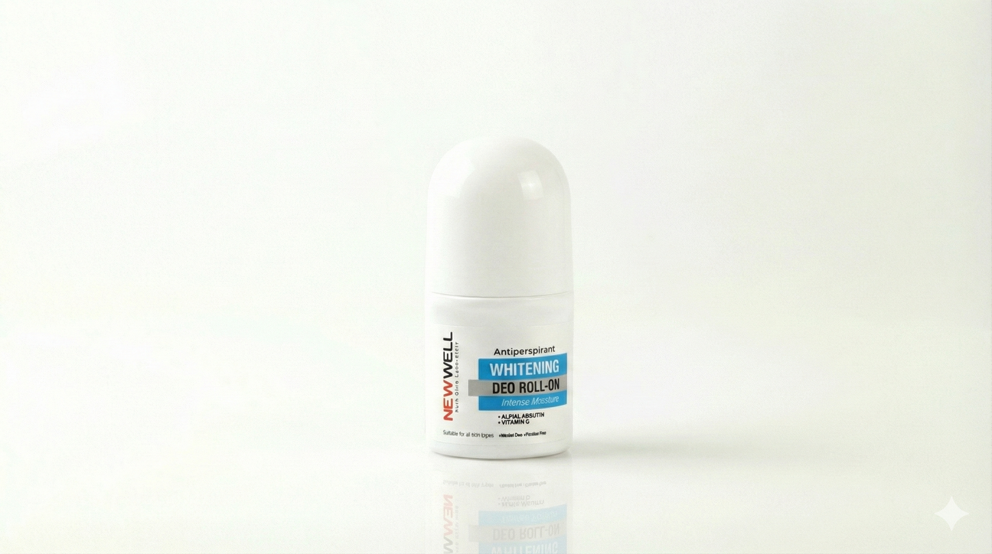 New Well Whitening Deo Roll-on - Koltuk Altı Beyazlatıcı ve Ter Önleyici 3'lü Avantaj Paketi (3 x 50 ml)