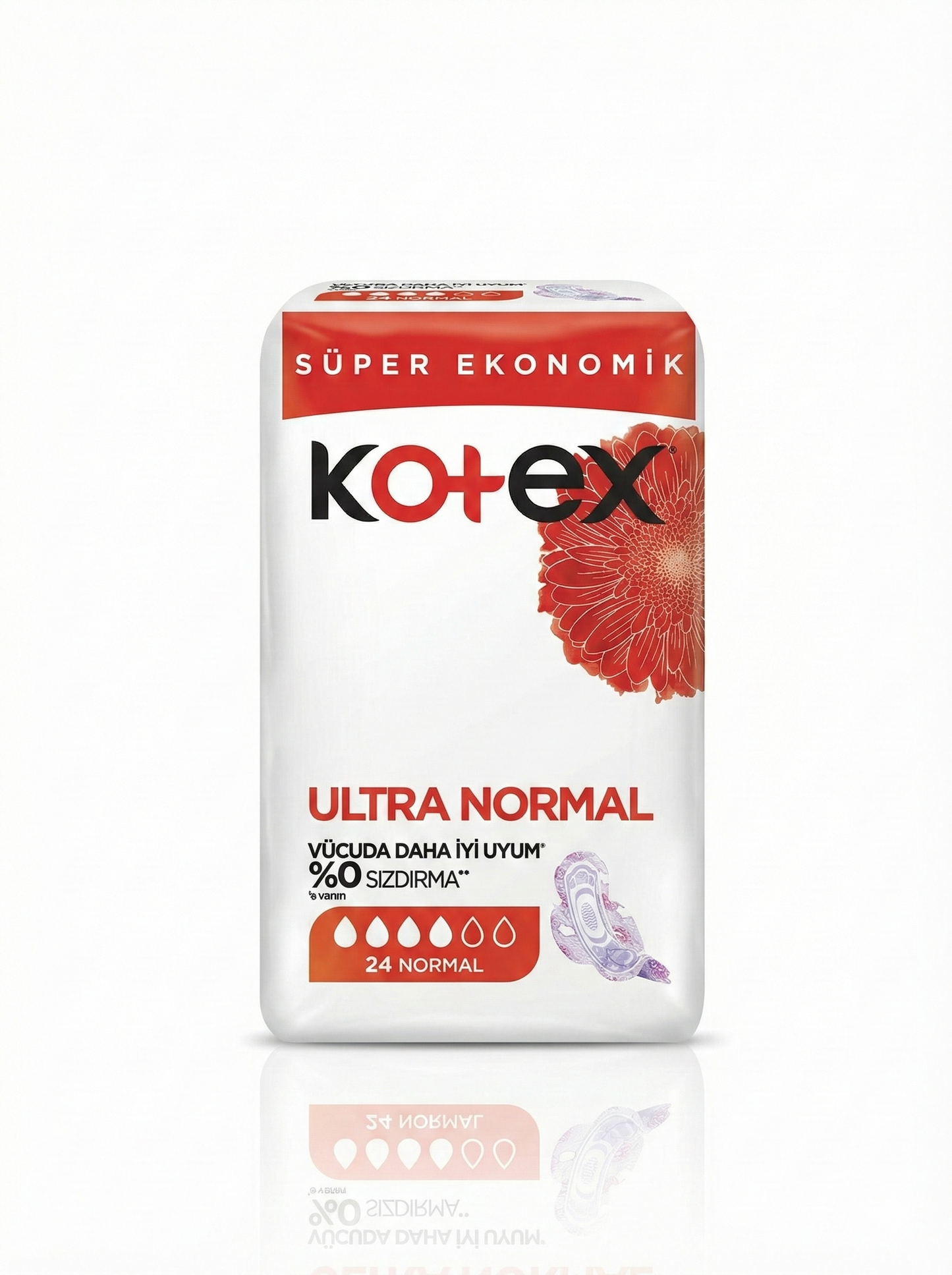 Kotex Ultra Normal Hijyenik Ped 24'lü Süper Ekonomik Paket x 4 Adet (Toplam 96 Ped) - Fırsat Seti