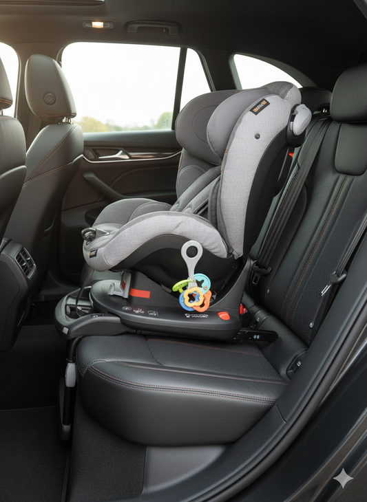 BeSafe iZi Comfort X3 9-18 Kg Oto Koltuğu - Metallic Melange (Üstün Güvenlik & Panoramik Görüş)