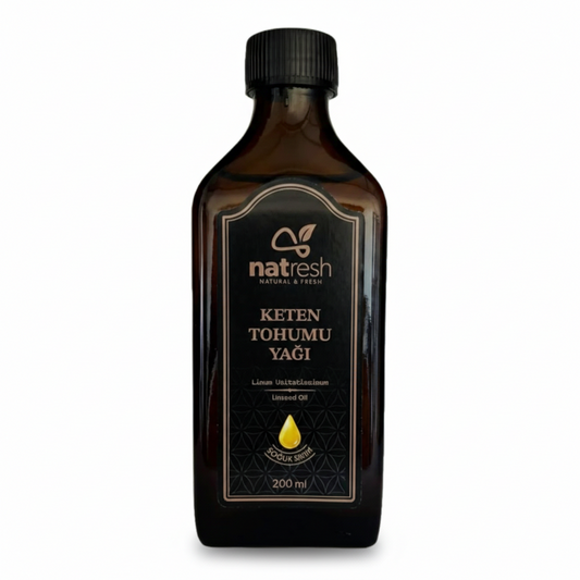 Natresh Soğuk Sıkım Keten Tohumu Yağı 200 ml