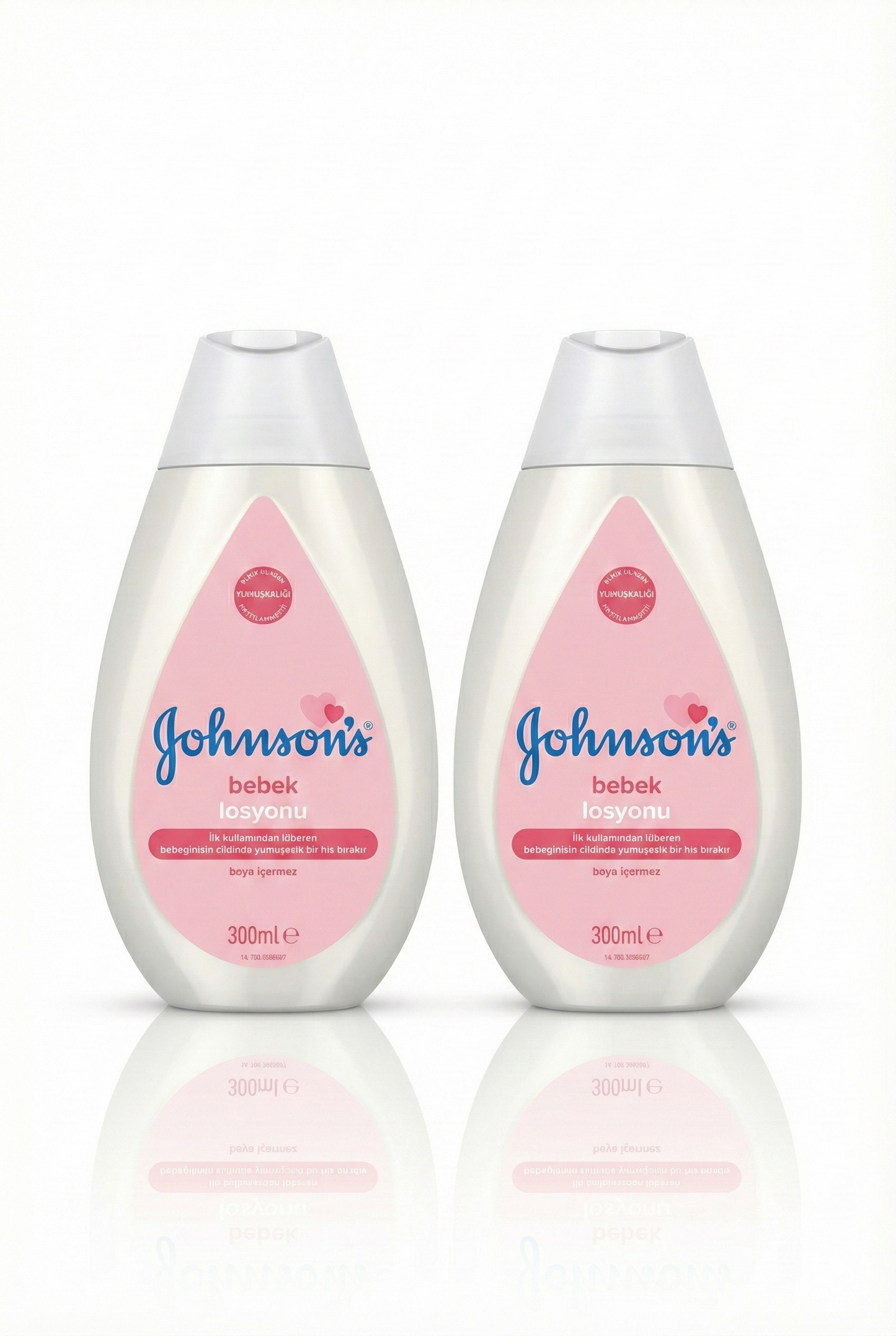 Johnson's Baby Bebek Losyonu - Klinik Olarak Kanıtlanmış Yumuşaklık - 2'li Avantaj Paketi (2 x 300ml)