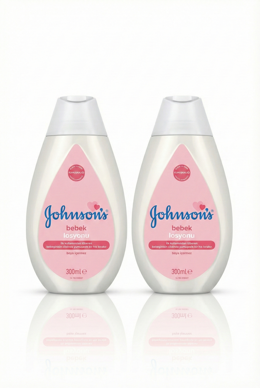 Johnson's Baby Bebek Losyonu - Klinik Olarak Kanıtlanmış Yumuşaklık - 2'li Avantaj Paketi (2 x 300ml)