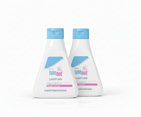 Baby Sebamed Şampuan 2’li Set – Hassas Bebek Saçı İçin