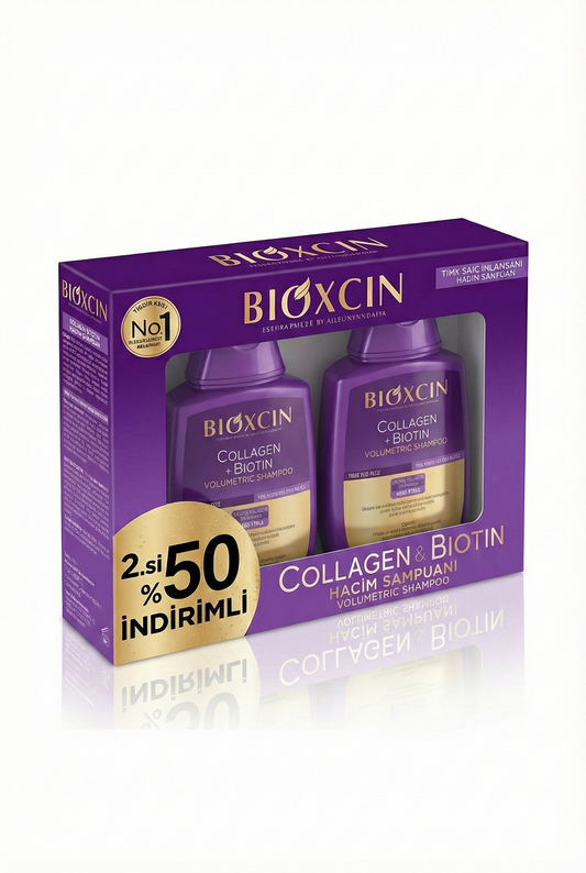 Bioxcin Collagen & Biotin Şampuan Seti (2. Ürün %50 İndirimli Özel Kutu)