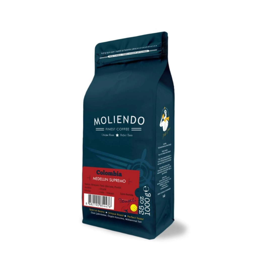 Moliendo Colombia Medellin Supremo Yöresel Kahve 250 gr. (Öğütülmüş Filtre Kahve)
