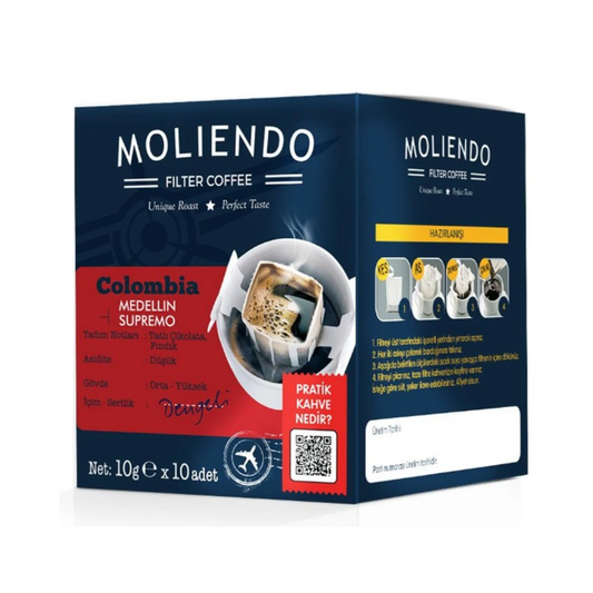 Moliendo Colombia Medellin Supremo Pratik Filtre Kahve 10x10 gr