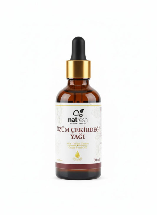 Natresh Üzüm Çekirdeği Yağı – Soğuk Sıkım 50 ml