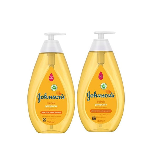 Johnson's Bebek Şampuanı - Göz Yakmayan & Paraben/SLS İçermez - 2'li Avantaj Paketi (2 x 750ml)